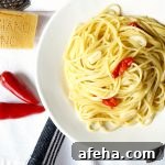 spaghetti aglio, olio & peperoncino | The Baking Fairy